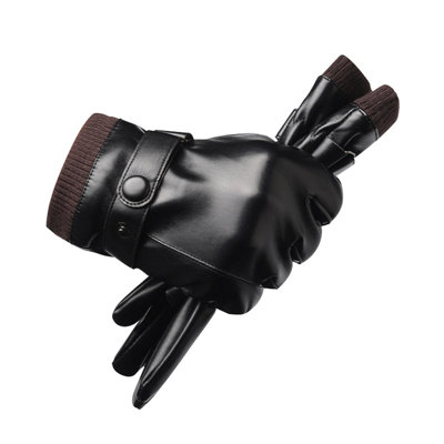 cars mittens Motorcycle Gloves Leather Gloves For Men To Keep Warm In Winter And Thick Windproof And Snowproof Gloves Cotton Gloves Winter Insulation