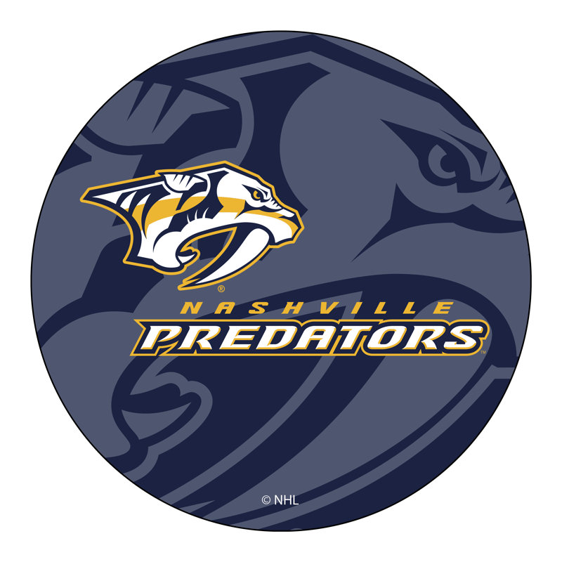 Tabouret de bar pivotant 31 po sceau NHL, Nashville Predators