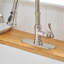 Robinet de cuisine rétractable à poignée simple avec accessoires-58969803