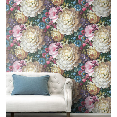 Peel & Stick Floral Roll