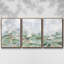 Snowcap Valley I, ensemble de 3 toiles encadrées sur toile-97706184-97706183