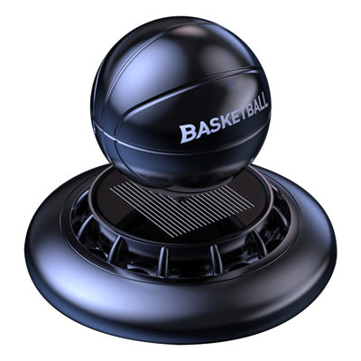 Solar Car  Car Perfume Long Lasting  Rotating Basketball The Center Console The Car