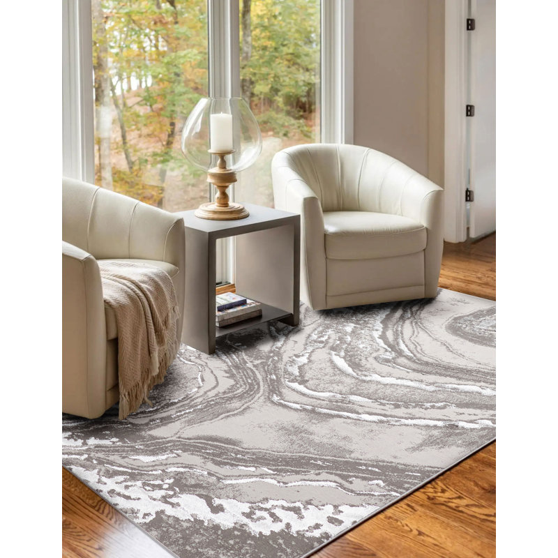 Dove Grey Rug 8'0" x 10'0", Rectangle 8' x 10'
