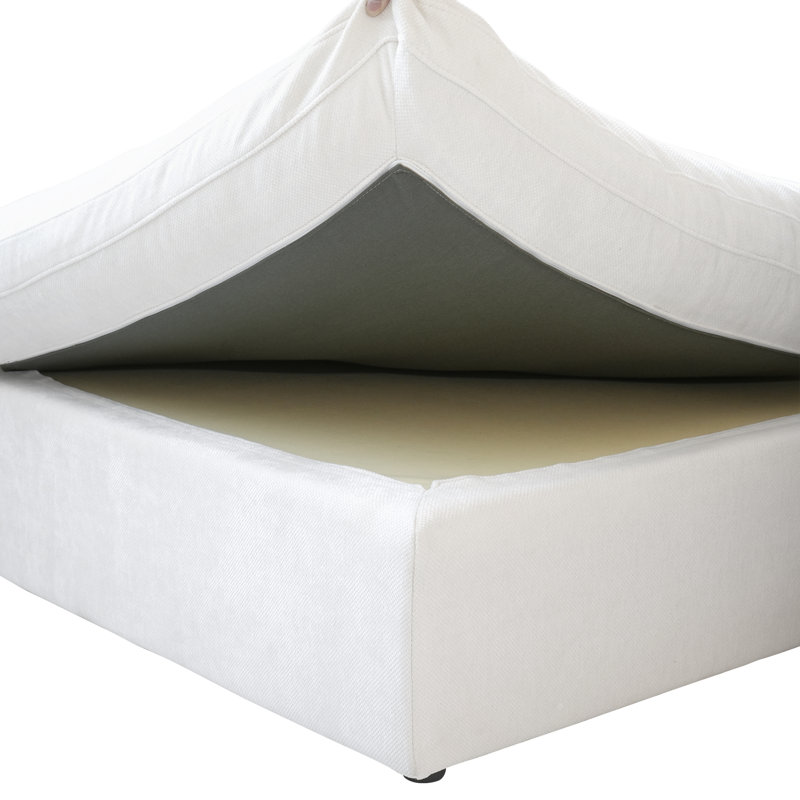 Fauteuil de chambre Kyna, Blanc
