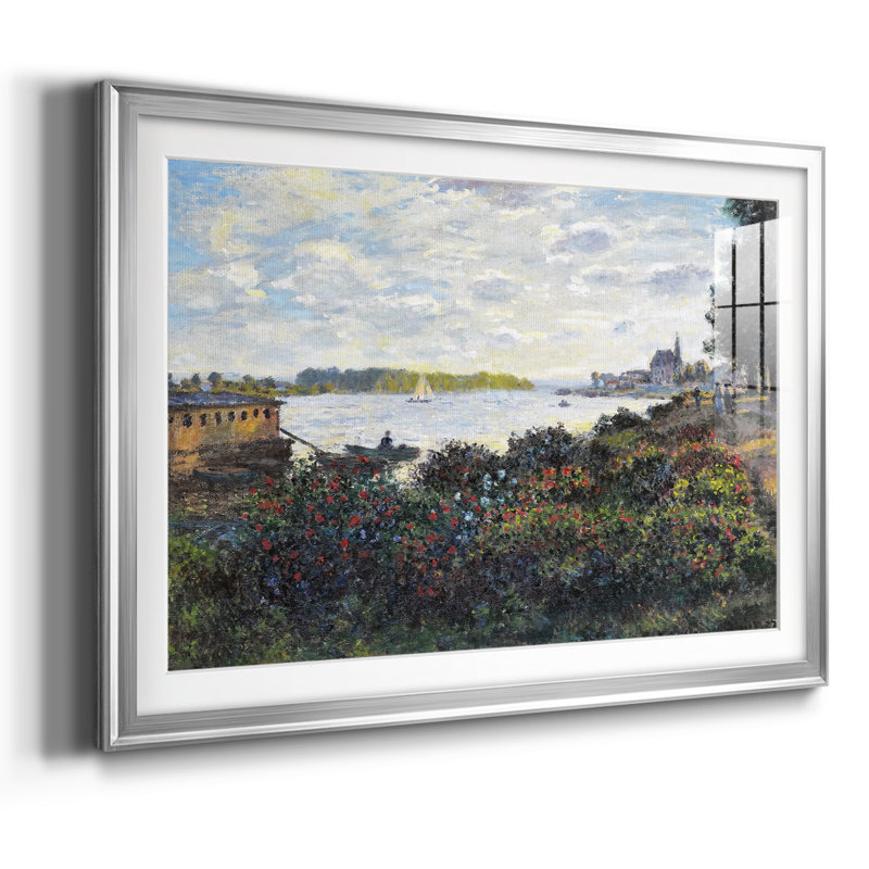 La seine à Argenteuil, 1877, Argent, H 30 po x l 44 po x P 1,5 po