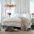 Dzesmina 6 - Light Distressed Metal With Crystal Candle Style Chandelier