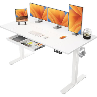 Adjustable Metal Base Standing Desk