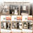 Nakesia For 70 Inch TV Farmhouse Entertainment Center With Storage Mid Century Style