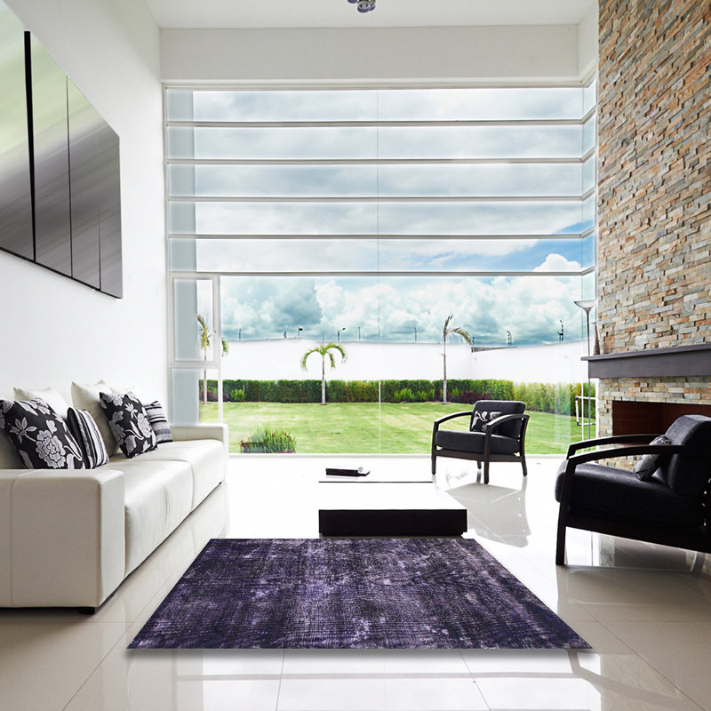 Abstract Indoor Rug, Square 4'