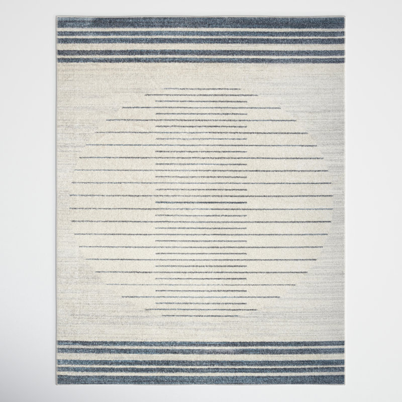 Atushi Geometric Indoor / Outdoor Rug, Rectangle 7'10" x 10'