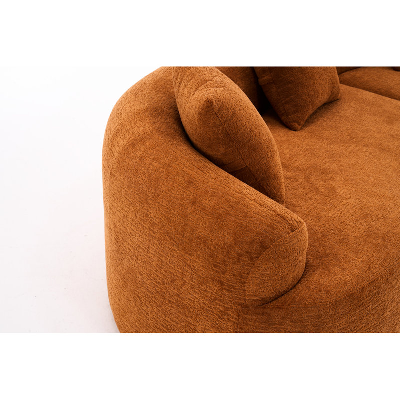 4 modulaire orange - Tissu respirant éponge sécuritaire et confortable pour le confort