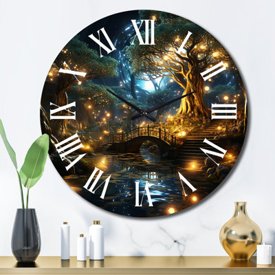 Horloge murale en métal