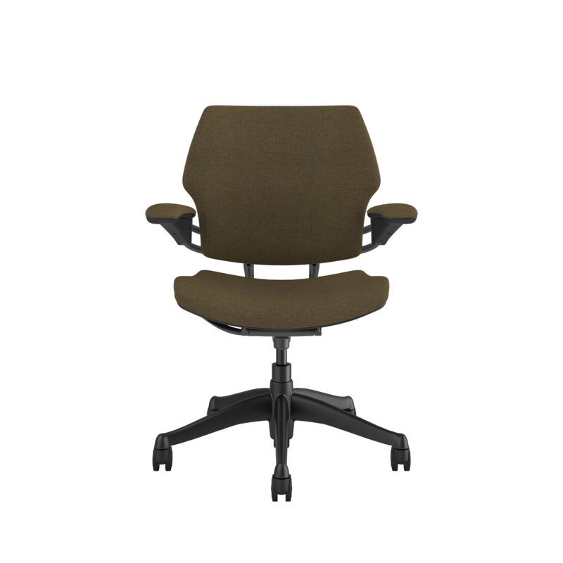 Freedom Ergonomic Task Chair - Guest, Graphite, Yellow
