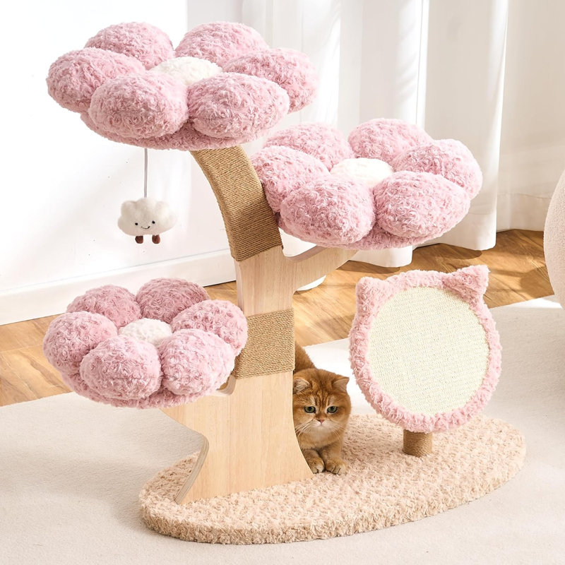 Arbre à chat Modern Modern, Rosé