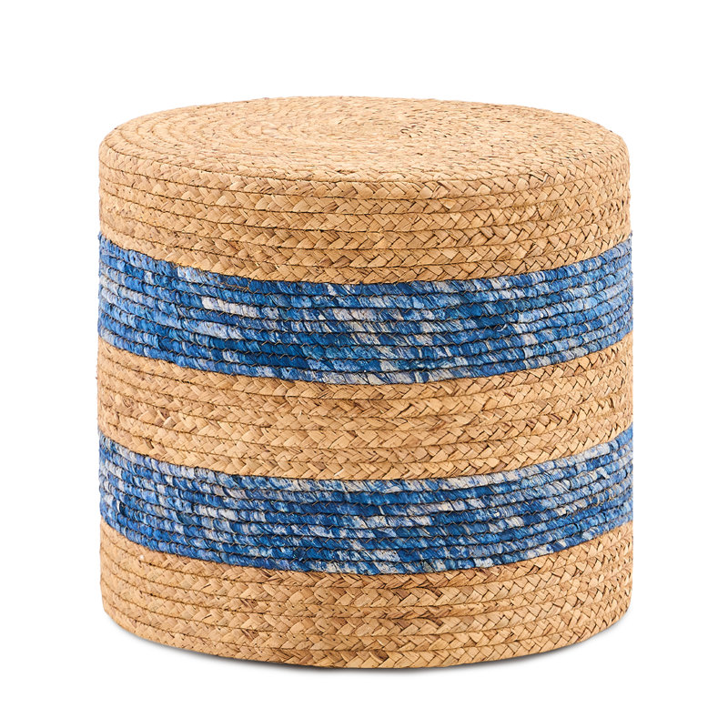 Repose-pieds artisanal en ruppie maritime naturelle - Décoration rustique durable pour les maisons écologiques