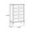 Light Luxury Shell Accent Chest