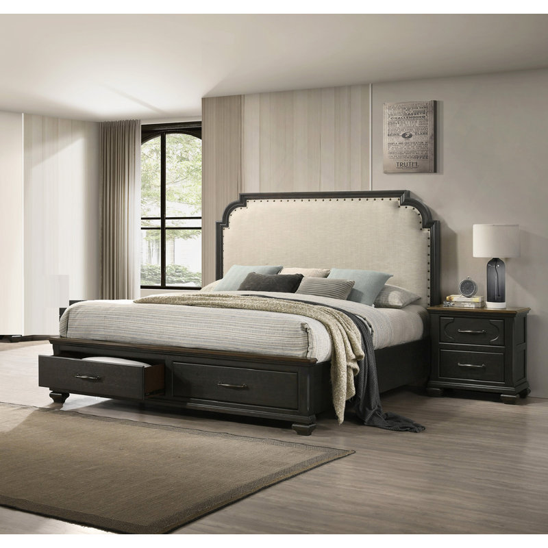 Table de chevet princesse, finition enchantée ultrabrillante, boutons fantaisistes en forme de cœur - décor de chambre de conte de fées