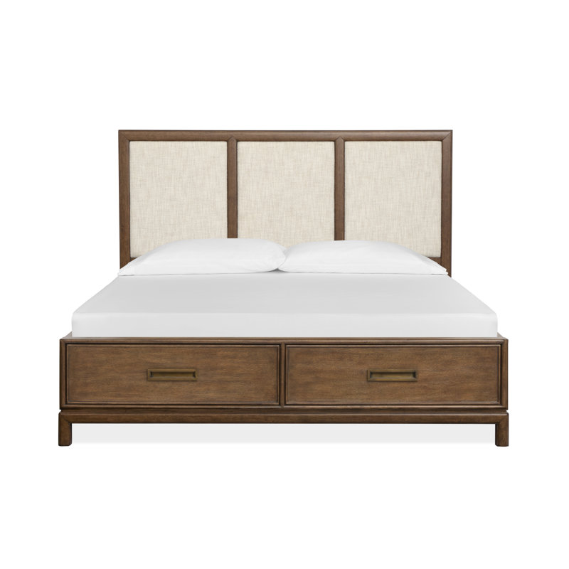 Ivanhoe King Upholstered Panel Storage Bed, King
