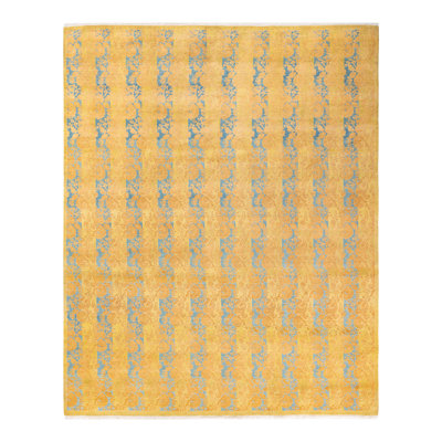 Keenan One-of-a-Kind 8'2" X 10' 2010s Wool Area Rug in Green