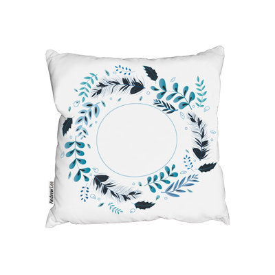 Floral Square Throw Cushion