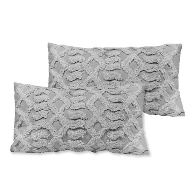Geometric Cotton Outdoor Throw Pillow