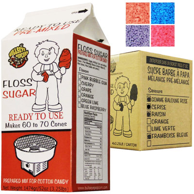 Mélange de sucre de noël en coton