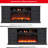 Farmhouse Tv Stand With 36'' Electric Fireplace,31'' Media Console With Drawer,Adjustable Flame,For 80'' Tvs-1195510457
