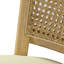 Achel Modern Armless Swivel Office Chair with Rattan Back-1695579738