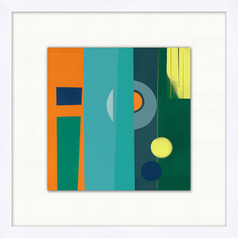 «Forma Rotonda 1» par Christopher Kennedy - peinture encadrée sur papier