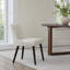 Chaise d'appoint rembourrée en bois massif Bremment-725599086