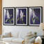 FLORAL Series CCXLI  -Custom Framed  Premium Print W Matt - 3 Pieces-1121272886-1121272884