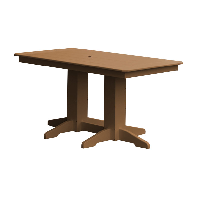 Table de salle à manger pour 4 personnes Nettie, Cèdre, L 72 po x l 33 po