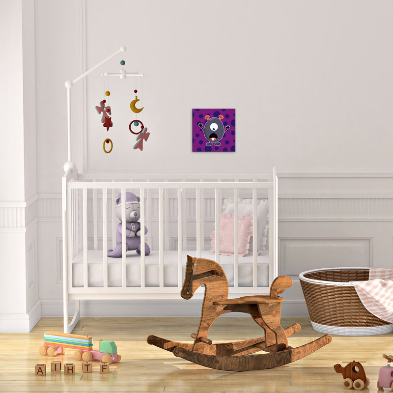 Panneau mural d’art gordo little monster raisin Duechle