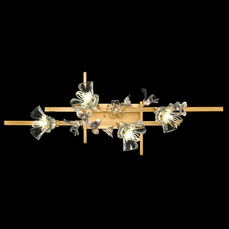 Azu 4 - Light Bath Bar, Gold Leaf