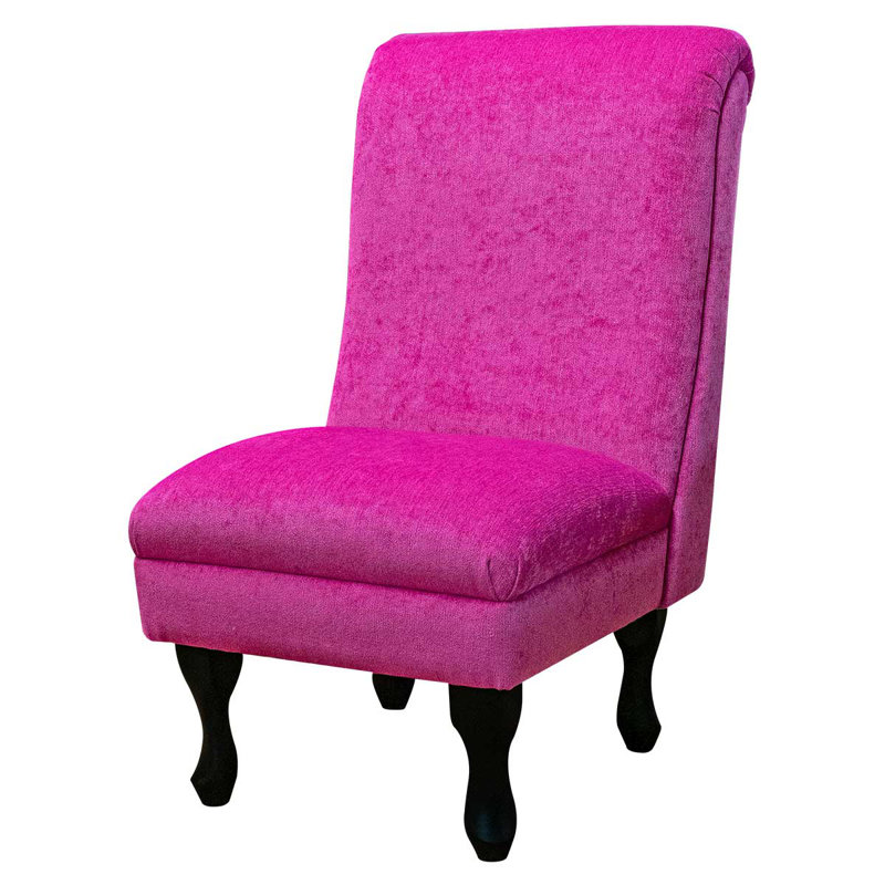 48cm Wide Tufted Lounge Chair, Pink
