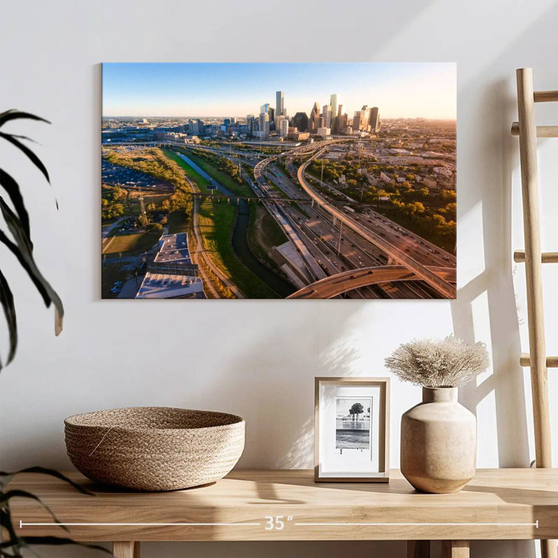 Horizon urbain de Sirci à Houston, H 16 po x l 24 po