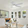 Stylish 42“/52” Flush Mount Ceiling Fan With LED Light, 5 Reversible Blades, Silent DC Motor And Remote Control