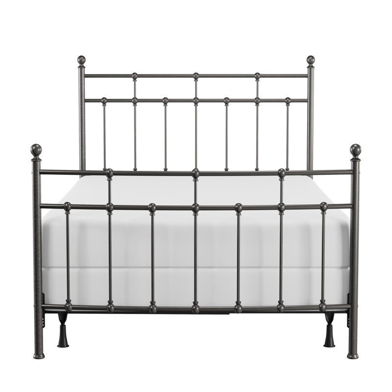 Eccleshall Metal Bed, Queen, Antique Bronze