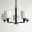 Canfield Five Light Chandelier from Generation Lighting -1218598582-1218598580