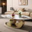 Table basse ovale de comptoir Delvan