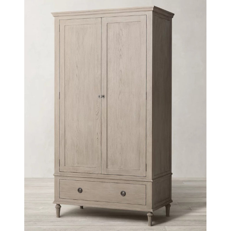 Garde-robe rétro American Country, Gris clair
