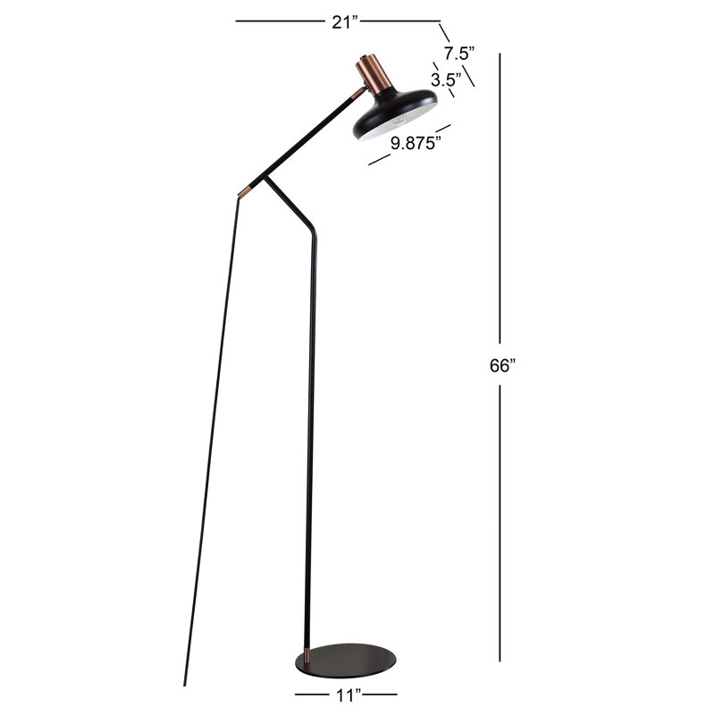 Lampe sur pied en arche 66" Aislin