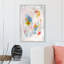 Couleurs abstraites dans la neige I - Peinture sur toile-50778832-50778833
