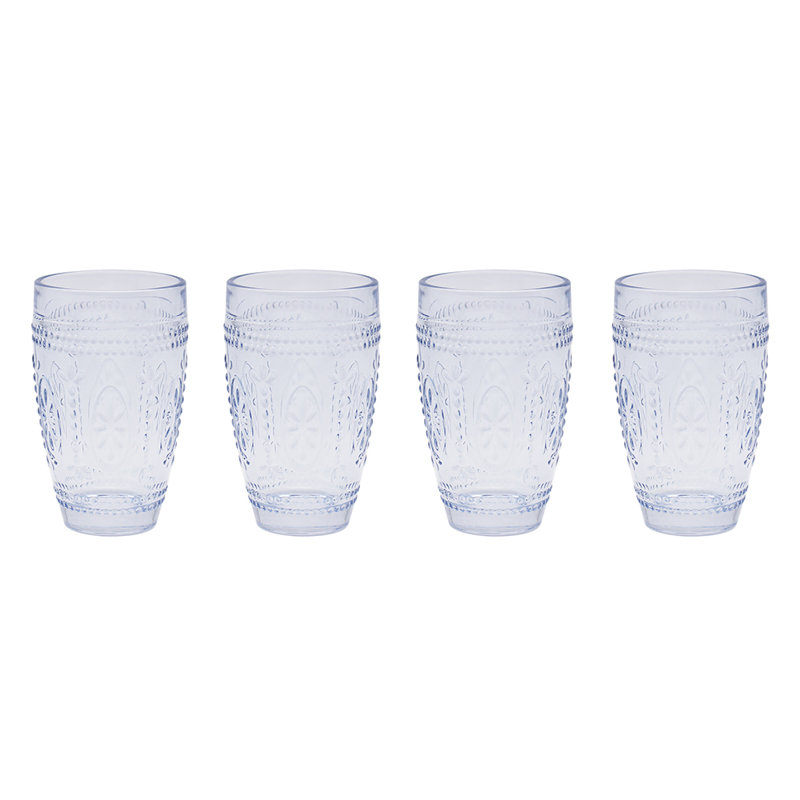 Brantlee Drinking Glass Set, Blue