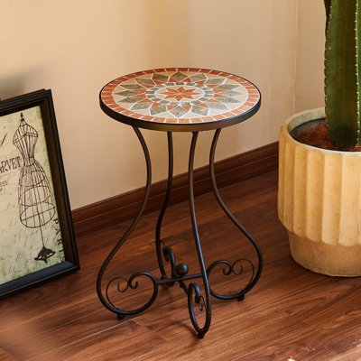 Jace Round 35.5cm L Outdoor Side Table