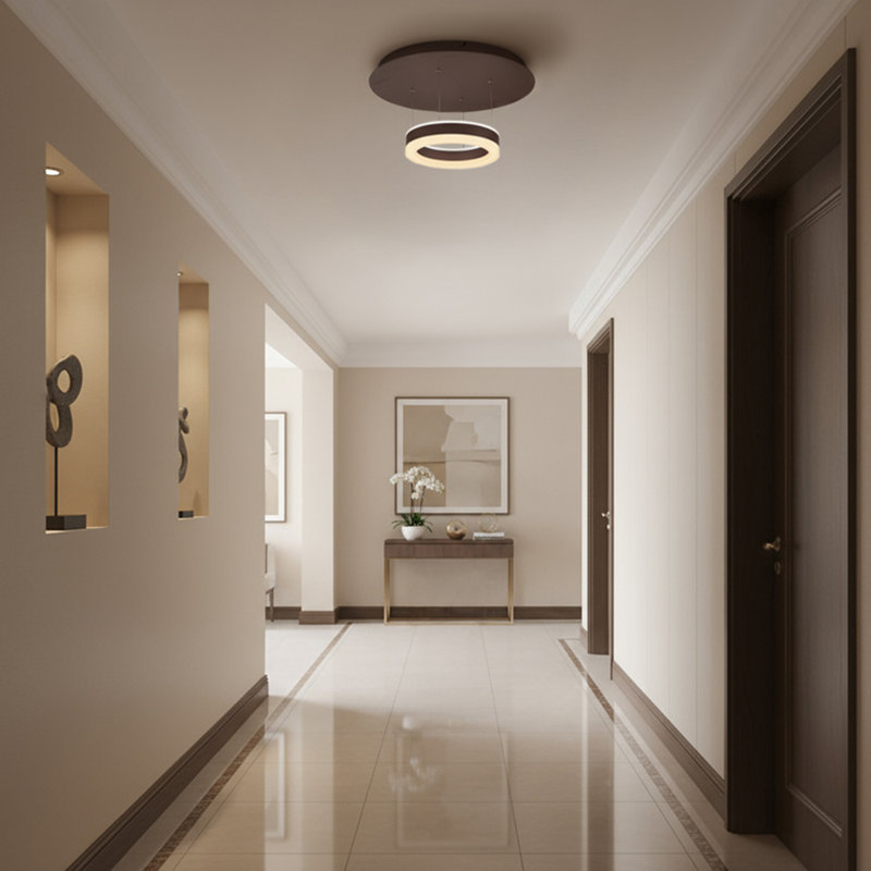 Europa 11-in ETL Certified WiFi-Enabled Tunable White Color-Changing LED Pendant Flush Mount