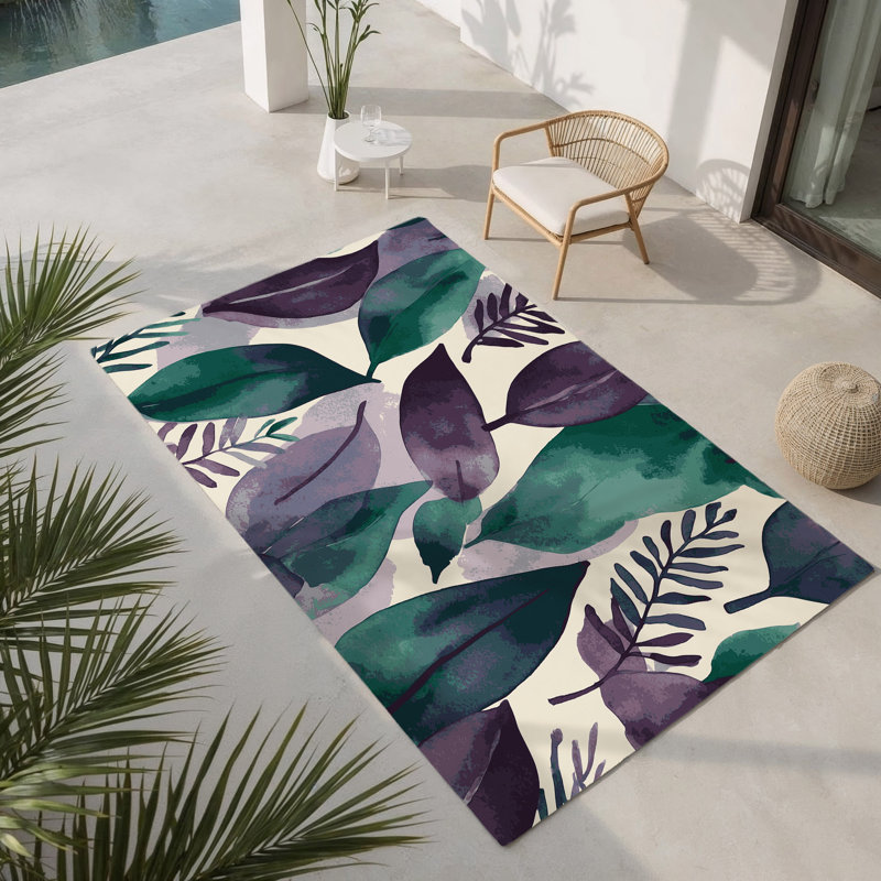 Veiled Canopy Indoor And Outdoor Area Rug, Rectangle 5' x 7'