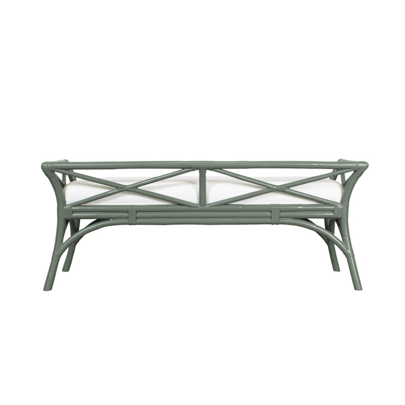 Wicker Bench, Evergreen