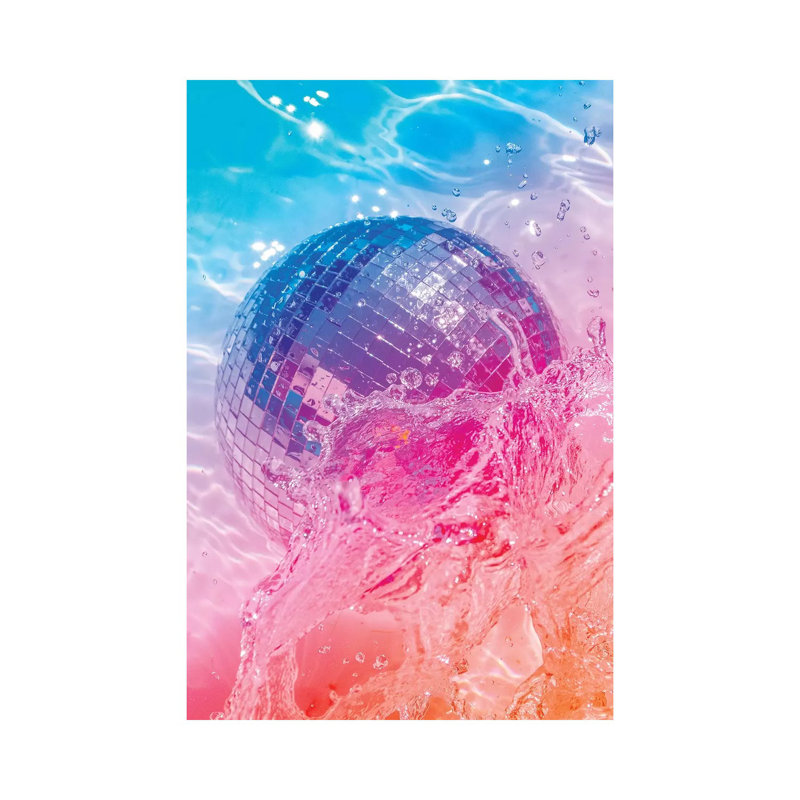 Disc-Glow by Nathan Head - Print on Canvas, Wrapped Canvas, 45.72cm H x 30.48cm W x 1.91cm D