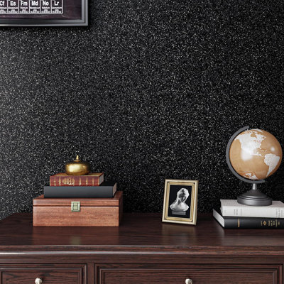 Varypaper Chunky Glitter Wallpaper - Self-Adhesive Removable Sparkle Wall Covering For Walls & Furniture, Easy Peel & Stick Design, Durable Vinyl Fabric, Perfect For Home Decor